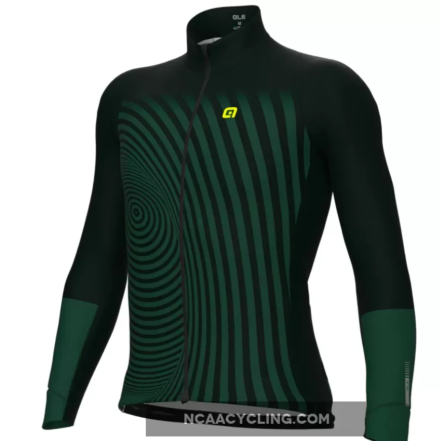 Ale PRR Green Digital Long Sleeve Jersey - Green Restock