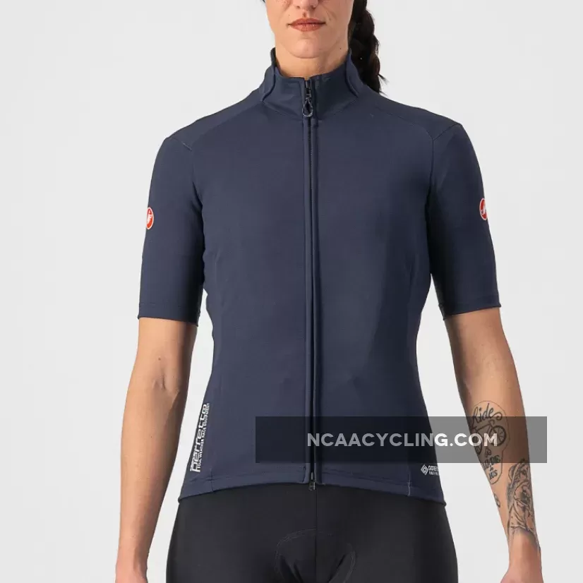 Castelli Perfetto RoS 2W Wind Women Jersey - Blue Restock