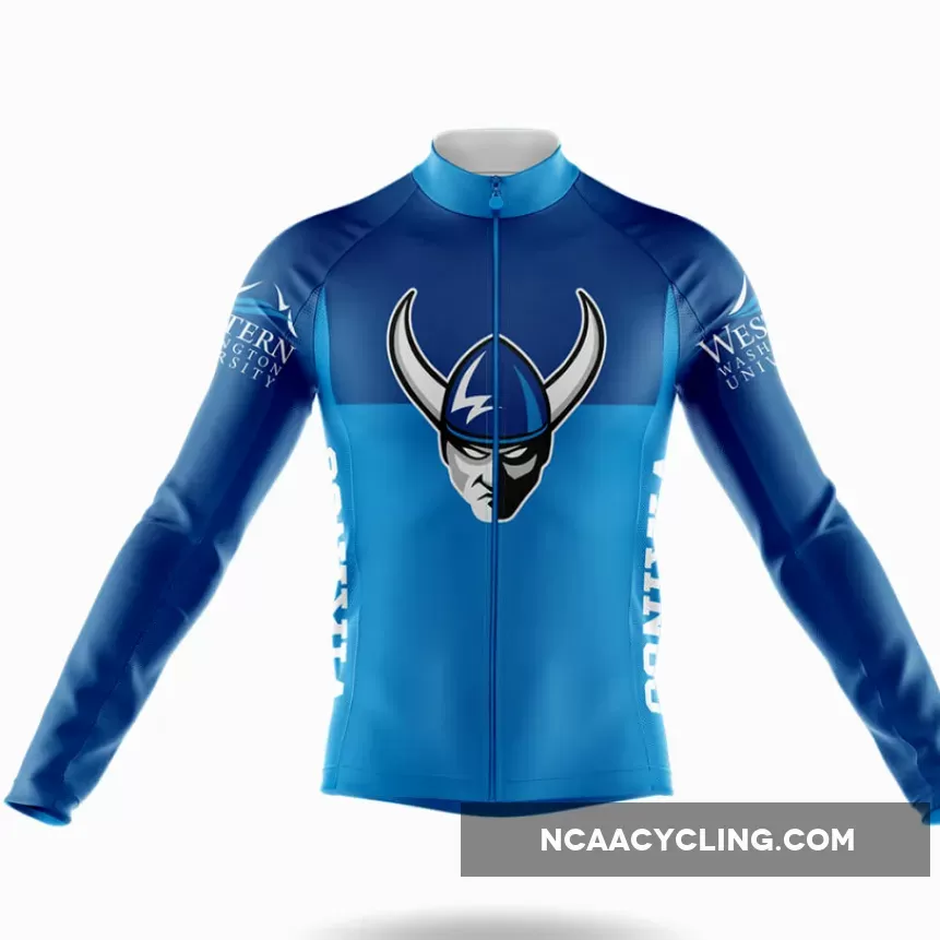 Western Washington University V2 Long Sleeve Cycling Jersey Only