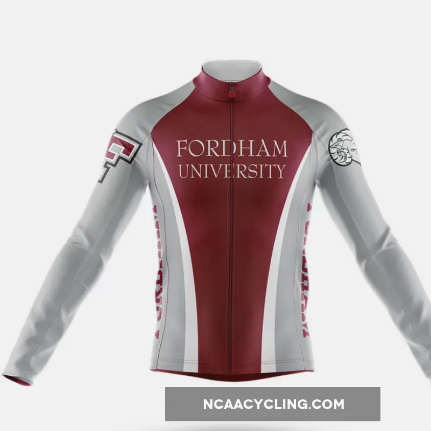 Outlet Fordham University Long Sleeve Cycling Jersey Only