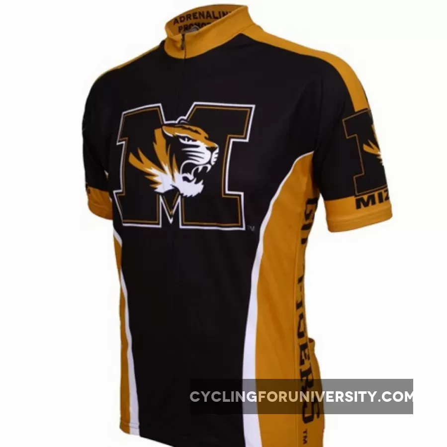 Mizzou MU University of Missouri Tigers Cycling Short Sleeve Jersey