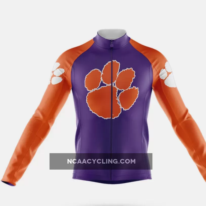 For Sale Clemson Tigers Long Sleeve Cycling Jersey Only