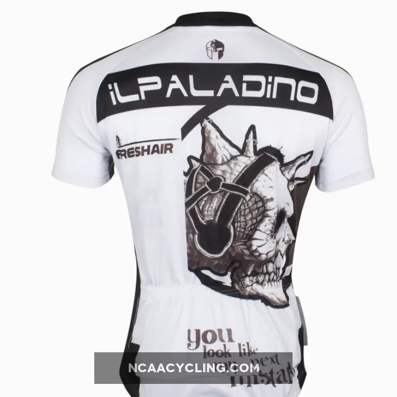 ILPALADINO Music Skull Men's Cycling Jersey Mountain Bike Fits Cycling Apparel for Summer Exercise Bicycling Pro Cycle Clothing Outdoor Sports Leisure Biking Breathable Road Bike Shirt 779