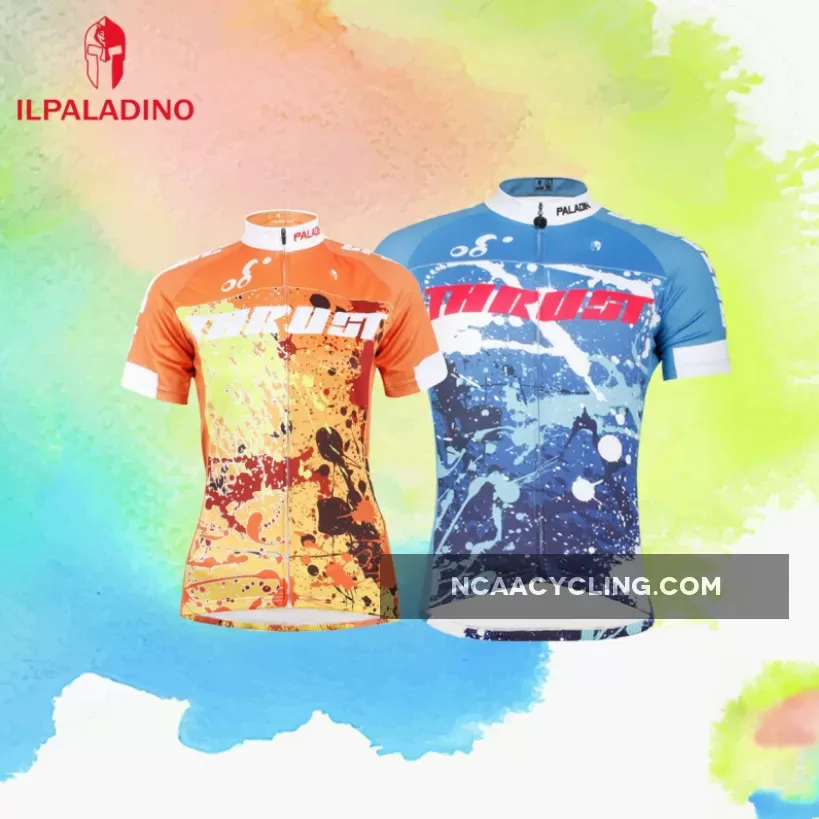 Ilapaladino Lovers/Couples TRUST Cycling Jerseys Summer Woman's Men's Sportswear Pro Cycle Clothing Racing Apparel Outdoor Sports Leisure Biking T-shirt Blue(600)/Orange(587)/Burgundy(605)
