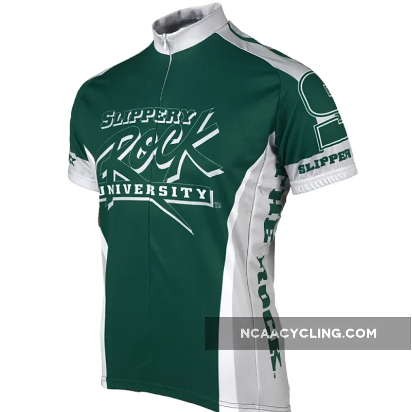 University Cycling Jerseys NCAA The Rock, SRU Slippery Rock University of Pennsylvania Cycling Jerseys