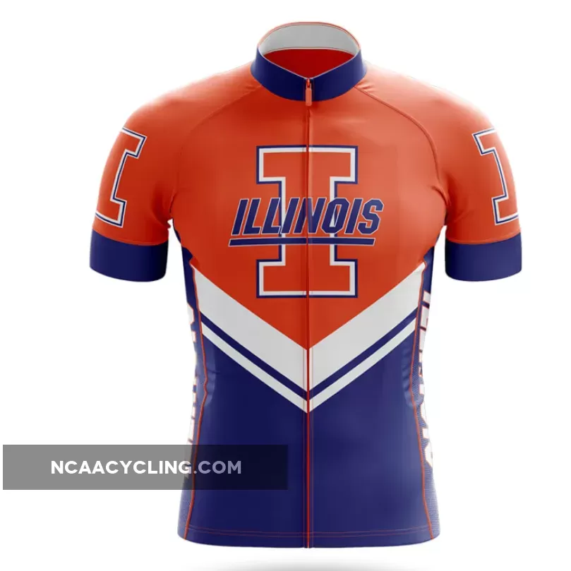 University of Illinois Urbana-Champaign V3 - Men's Cycling - Jersey Only