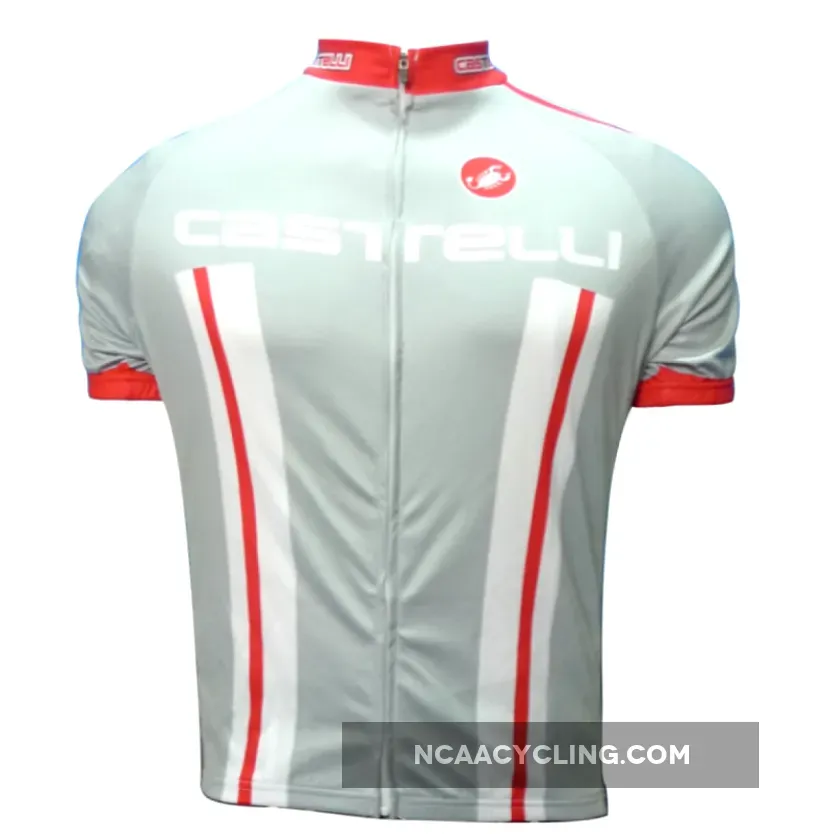 2012 CASTELLI RED-GRAY Cycling Short Sleeve Jersey Outlet