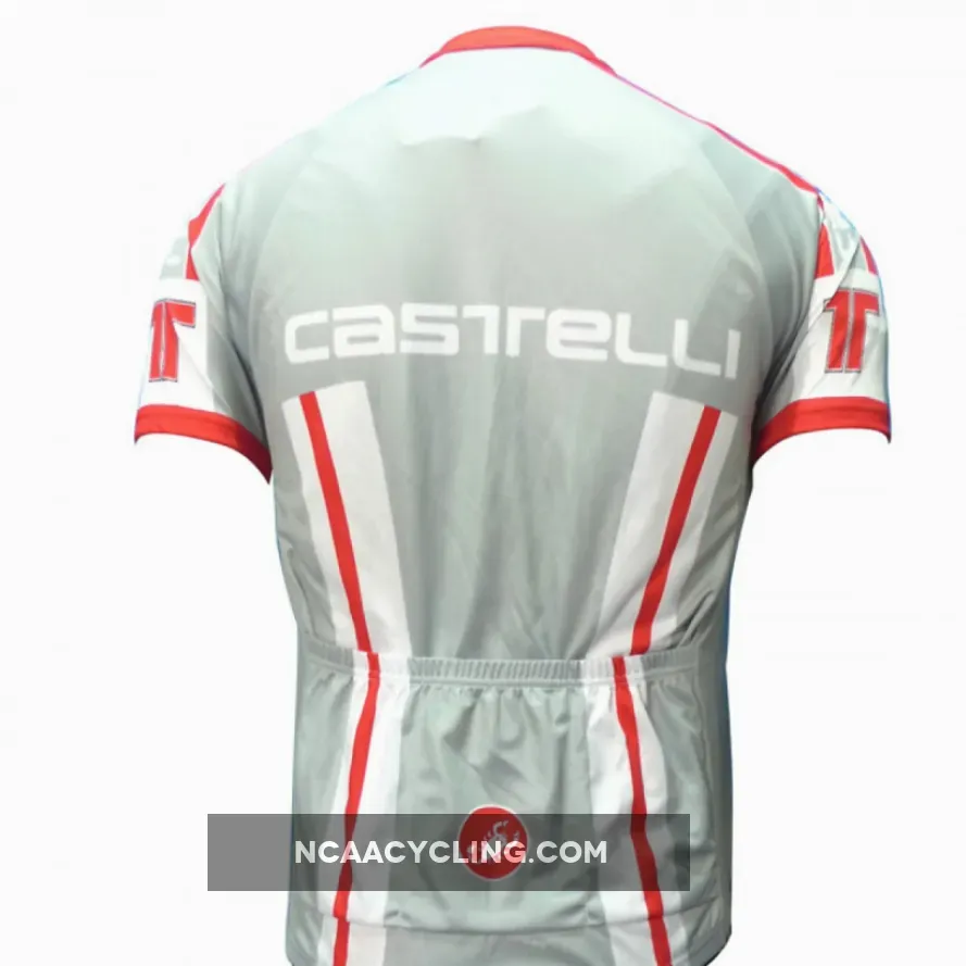 2012 CASTELLI RED-GRAY Cycling Short Sleeve Jersey Outlet