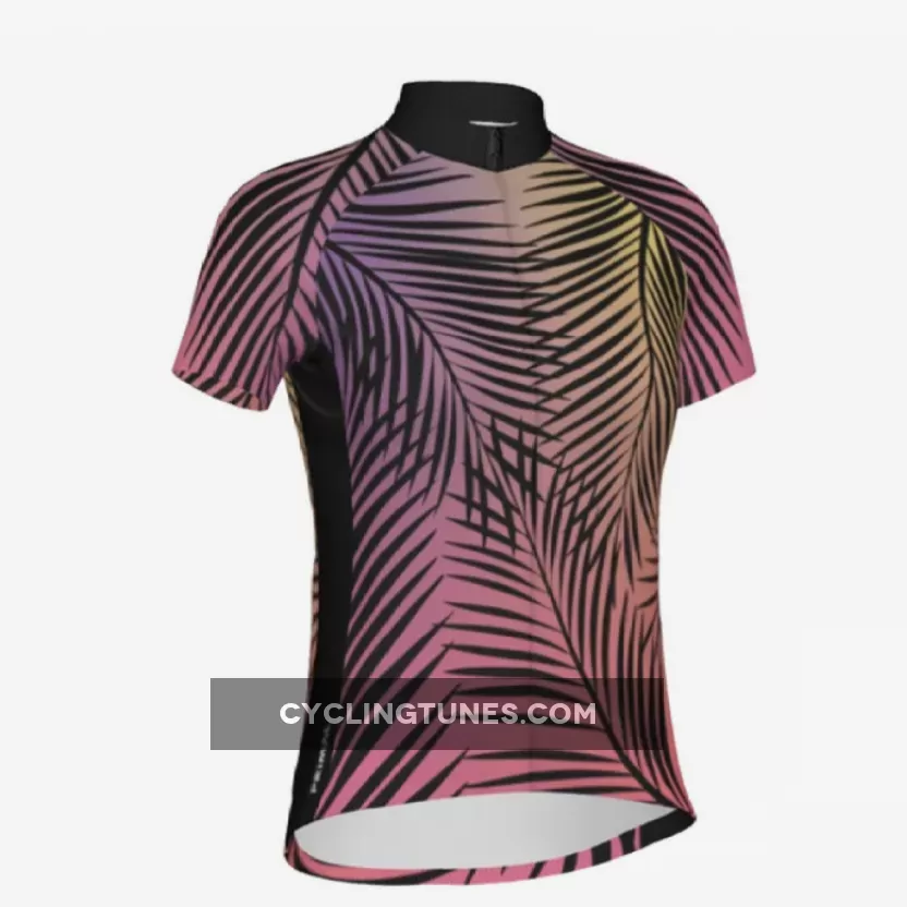 Primal Wear Fan Palm Full Zip Short Sleeve Women's Cycling Jersey