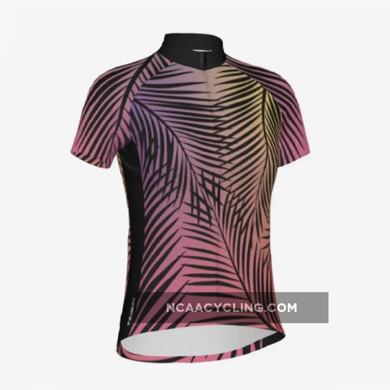 Primal Wear Fan Palm Full Zip Short Sleeve Women's Cycling Jersey