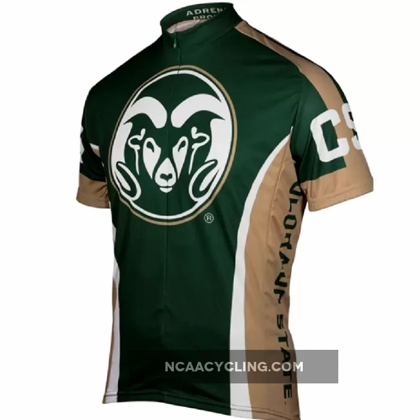 Adrenaline Promo Colorado State University College 3/4 zip Men's Cycling Jersey #Csu Jersey