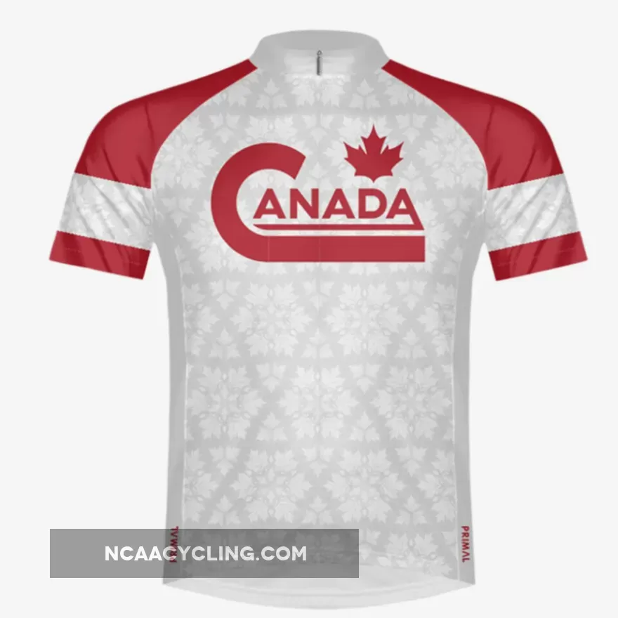 Primal Wear Great White North Canada Full Zip Short Sleeve Cycling Jersey / Canada Cycling Jersey CANA20M-2