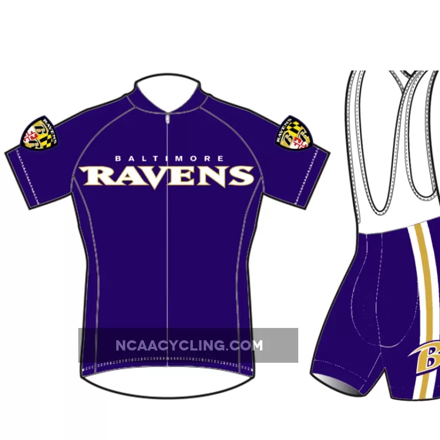 NFL Baltimore Ravens Cycling Jerseys (bib) Shorts Sets