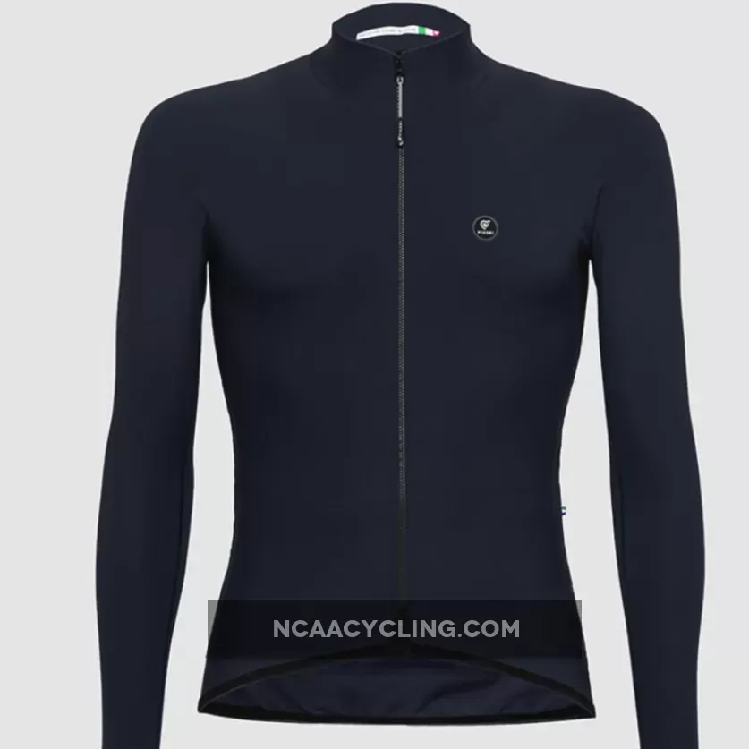 Pissei Prima Pelle Long Sleeves Jersey - Dark Blue Online