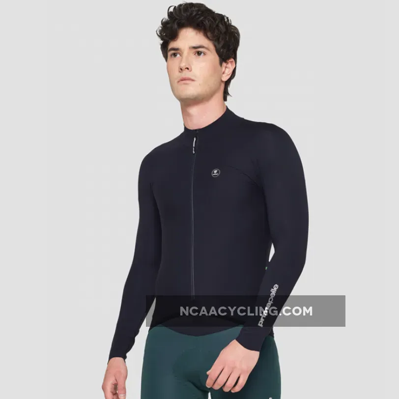 Pissei Prima Pelle Long Sleeves Jersey - Dark Blue Online