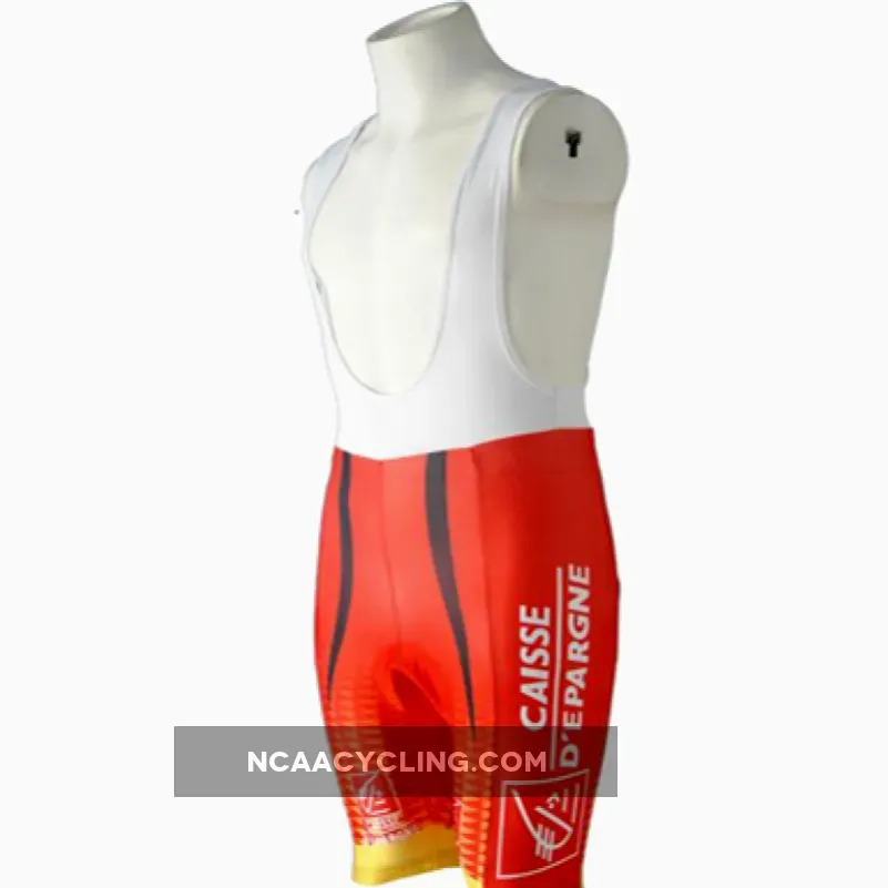 CAISSE D'EPARGNE Spanish Champion Team Cycling Bib Shorts