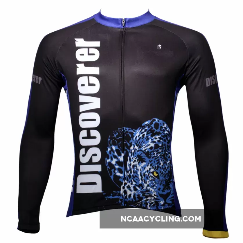 Leopard Panther Skulking Deer Prey Hunter Short-sleeve Cycling Suit/Jersey T-shirt NO.306