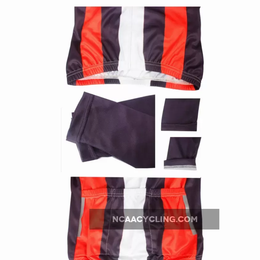 Red-collar Women's Long-Sleeve Cycling Jersey Red-collar MTB Jerseys 736