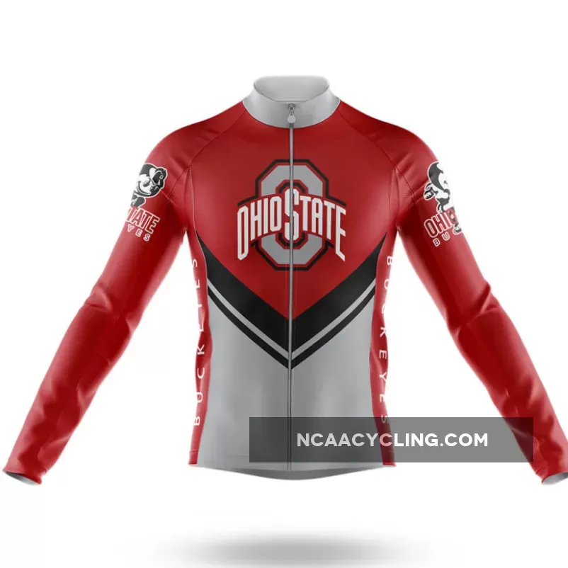 Ohio State University V3 Long Sleeve Cycling Jersey Only