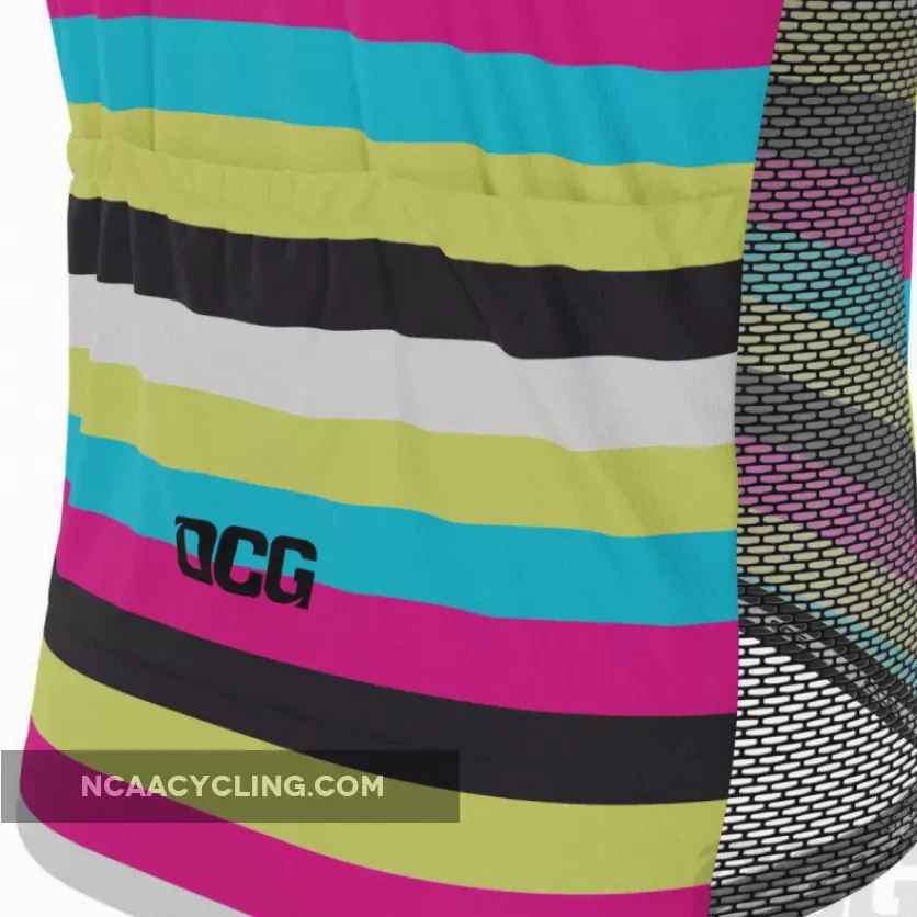 Men's Rainbow Stripes Short Sleeve Cycling Kit Online