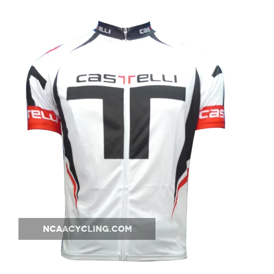 2012 CASTELLI WHITE Cycling Short Sleeve Jersey Online