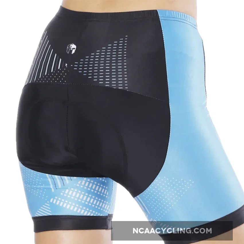 Blue Black Womans Cycling Spinning Padded Bike Shorts UPF 50+ Summer Pant Road Bike Wear Mountain Bike MTB Clothes Sports Apparel Quick dry Breathable NO. 798