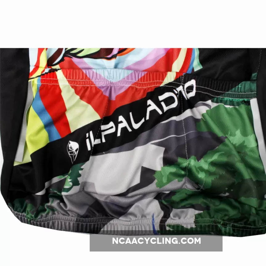 Ilpaladino Multicoloured Zebra Head Breathable Cycling Jersey Men's Short-Sleeve Sport Bicycling Shirts Summer Quick Dry Wear NO.633
