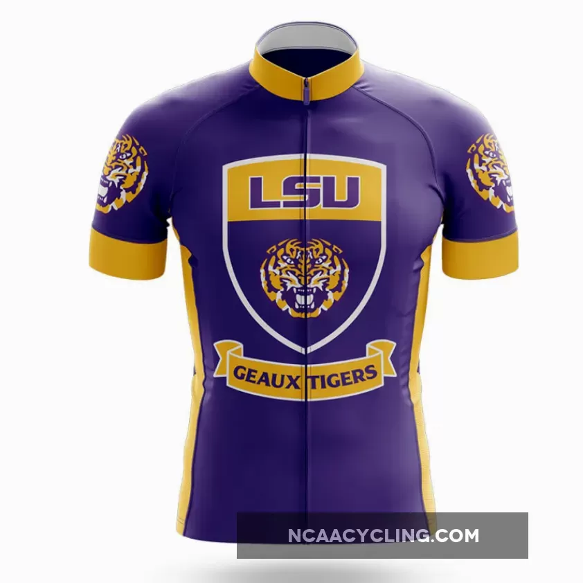 LSU Tigers Shield Cycling Jersey For Sale