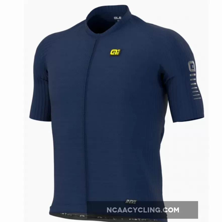 ALE' Silver Cooling R-EV1 Blue Jersey,
