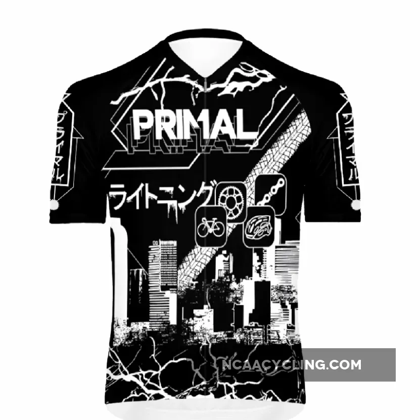 Primal Wear Toyko Shift Men's Full Zip Omni Race Fit Cycling Jersey #Shift Cycling