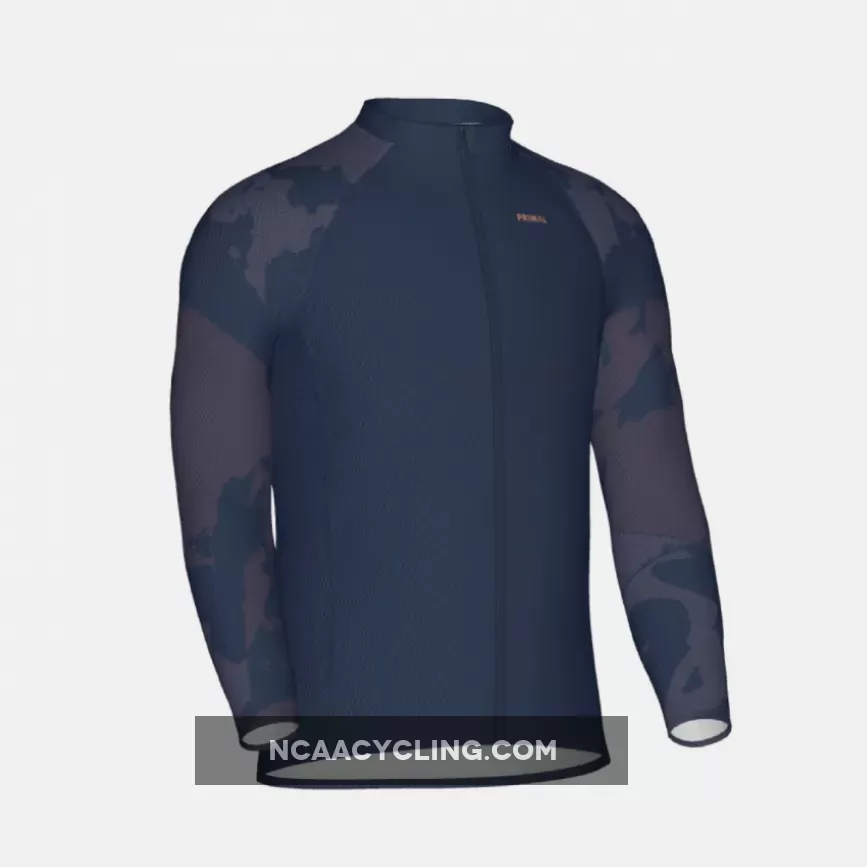 Primal Wear Floral Press Men's Full Zip Long Sleeve Winster Cycling Jersey Mens Floral Cycling Jersey