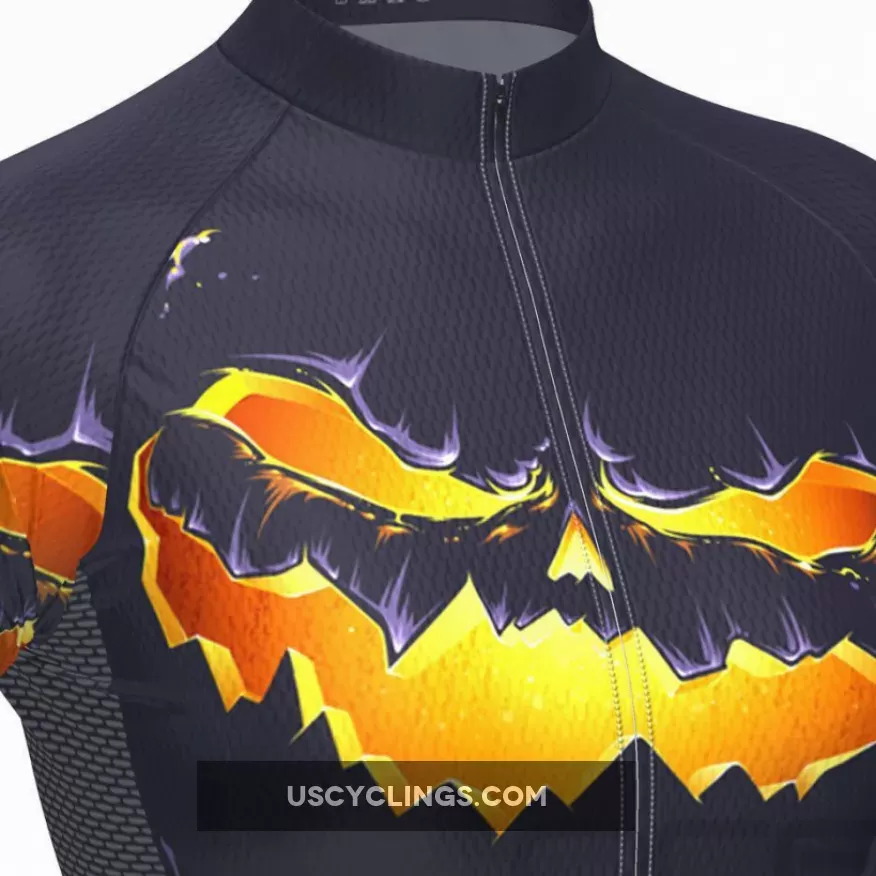 Women's Purple Pumpkin Eater Long Sleeve Cycling Jersey