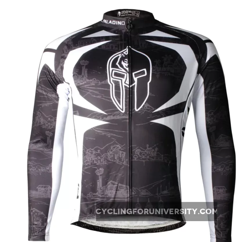 ILPALADINO Men's Long Sleeves Cycling Jersey Pro Cycle Clothing Racing Apparel Outdoor Sports Leisure Biking shirt NO. 009