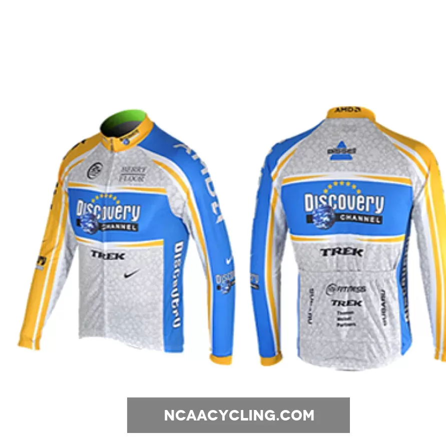 Discovery Channel Champion cycling jersey long sleeve