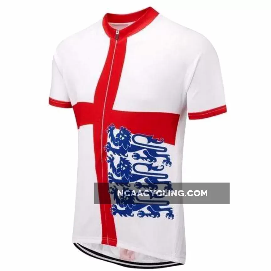 Three Lions England Flag Cycling Jersey 3 Lions Flag