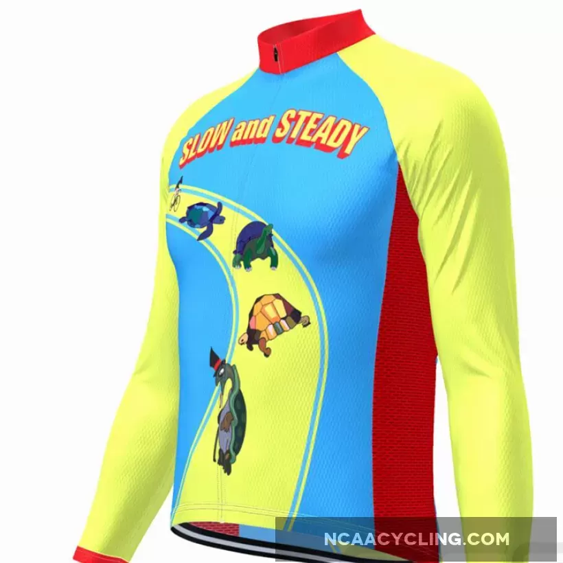 Men's Slow And Steady Long Sleeve Cycling Jersey Restock