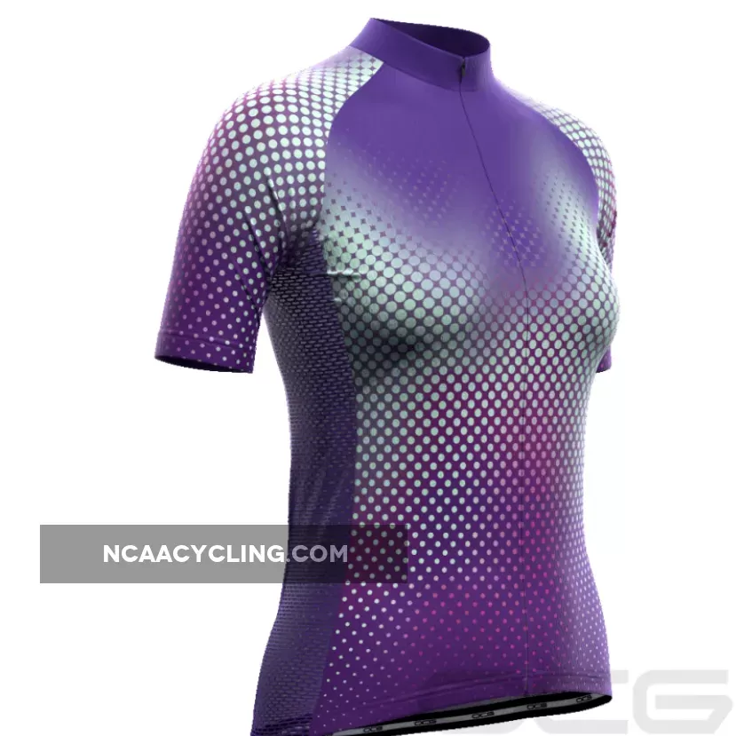 Women's Disco Dots Short Sleeve Cycling Jersey To Buy