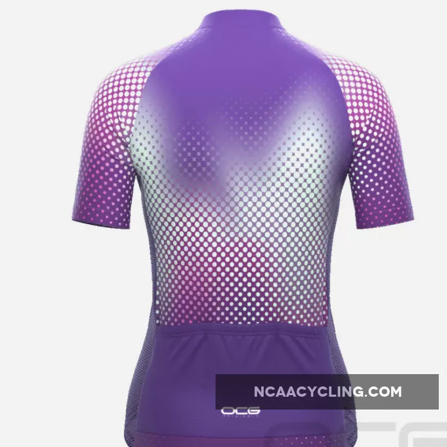 Women's Disco Dots Short Sleeve Cycling Jersey To Buy