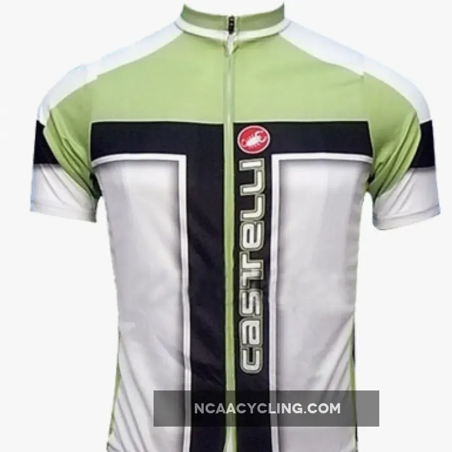 CASTELLI Green/White Short Sleeve Jersey Outlet