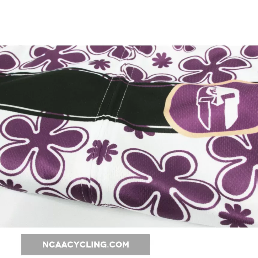 Purple-flower Summer Cycling Jerseys Purple-flower Summer Women's Quick Dry Short-Sleeve Cycling Jersey 608