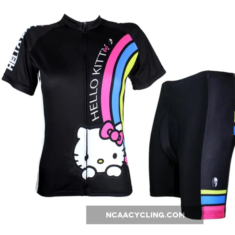 HELLO KITTY Women's Long/short-sleeve Cycling Suit/JerseyT-shirt Summer NO.025