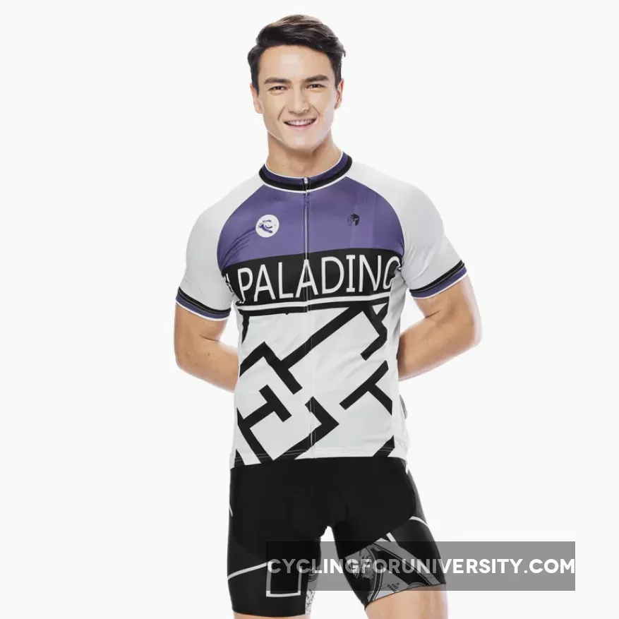 Maze Purple Men's Cycling Short-sleeve Jersey/Suit Exercise Bicycling Pro Cycle Clothing Racing Apparel Outdoor Sports Leisure Biking Shirts Team Summer Kit NO. 812