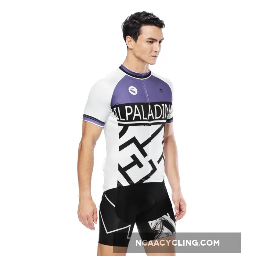 Maze Purple Men's Cycling Short-sleeve Jersey/Suit Exercise Bicycling Pro Cycle Clothing Racing Apparel Outdoor Sports Leisure Biking Shirts Team Summer Kit NO. 812