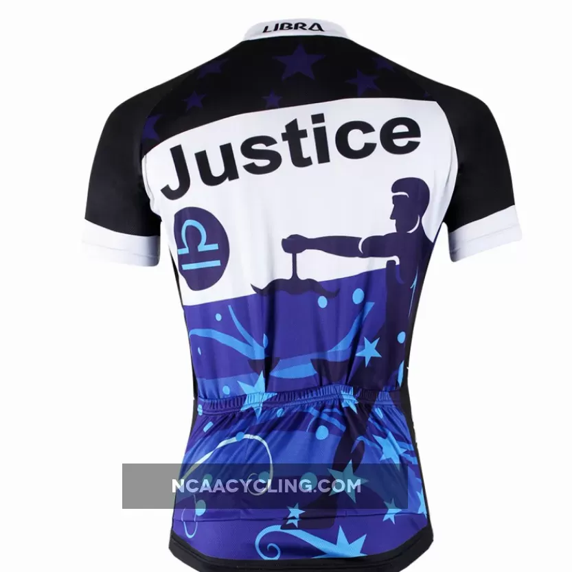 Ilpaladino Libra Justice Constellation Series 12 Horoscopes Man's Short-sleeve Cycling Jersey Team Pro Cycle Jacket T-shirt Summer Spring Clothes Leisure Sportswear Apparel Signs of the Zodiac NO.269