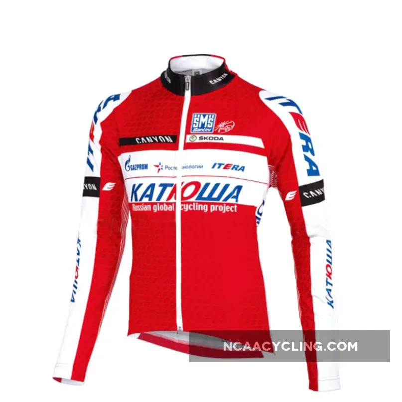 KATUSHA 2012 CYCLING Long Sleeve Jersey Outlet