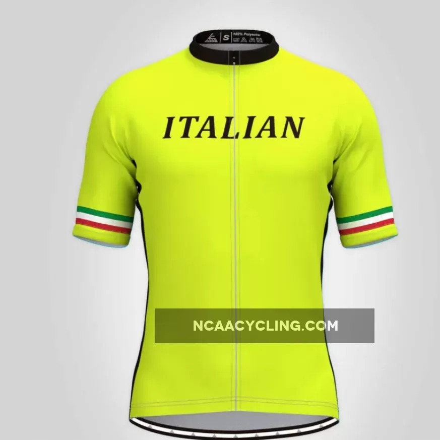 High Visibility Italian Men's Cycling Jersey Brand New