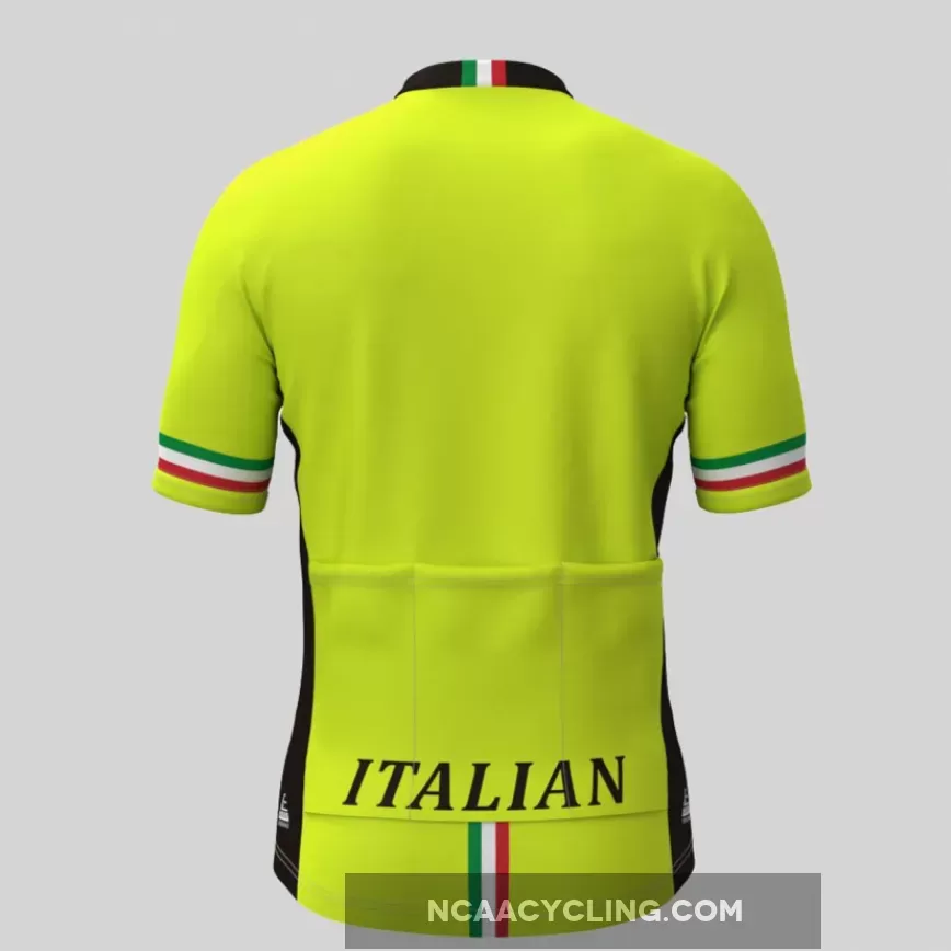 High Visibility Italian Men's Cycling Jersey Brand New