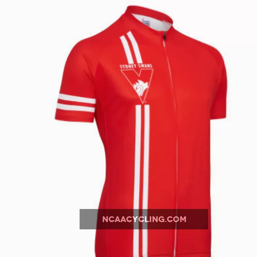 AFL Sydney Swans Mountain and road bike Short Sleeve Cycling Jerseys