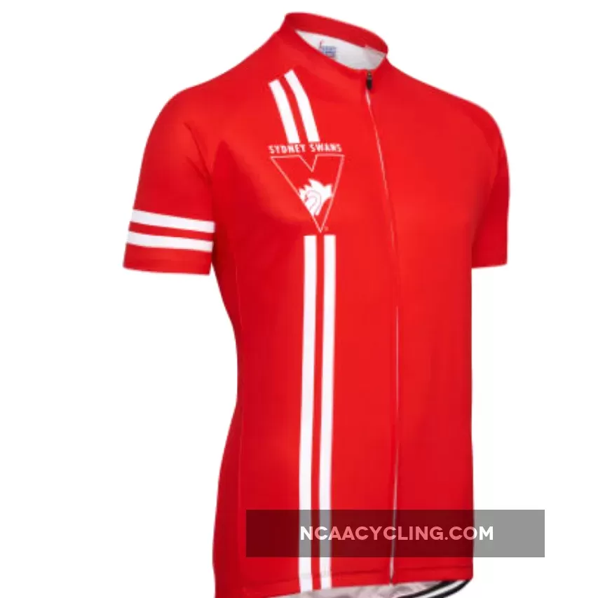 AFL Sydney Swans Mountain and road bike Short Sleeve Cycling Jerseys