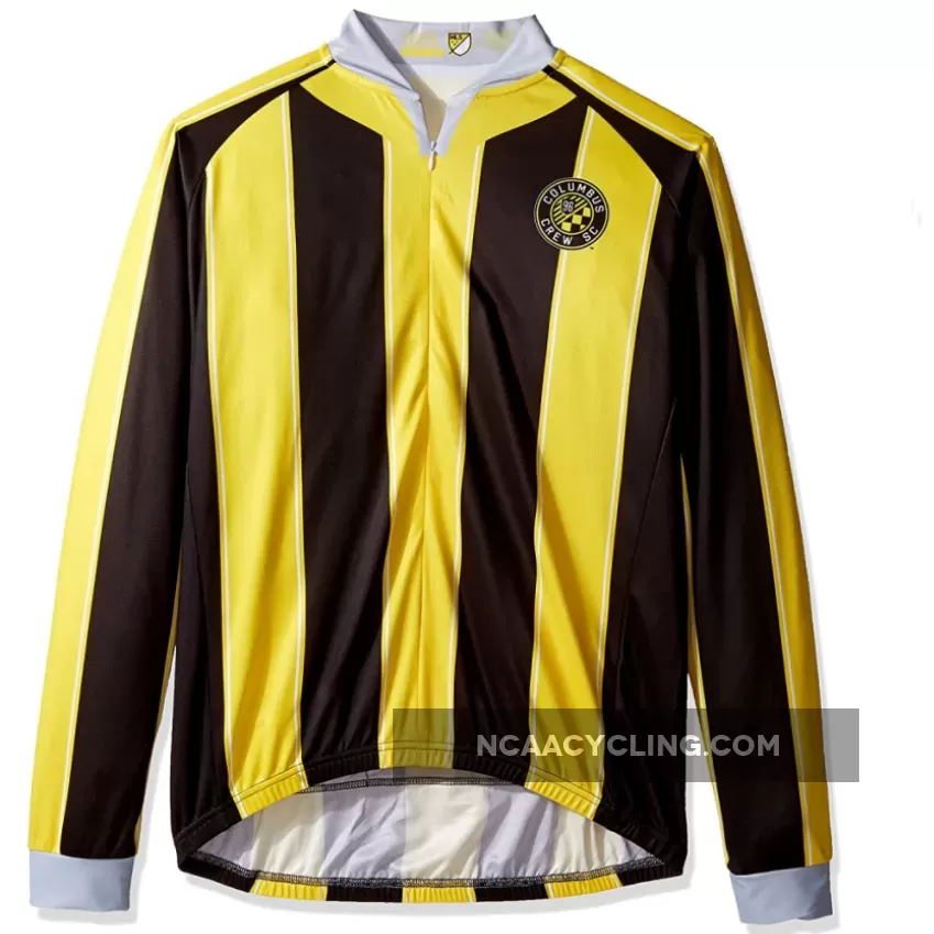 MLS Columbus Crew Long Sleeve Cycling Jerseys Z-1905659